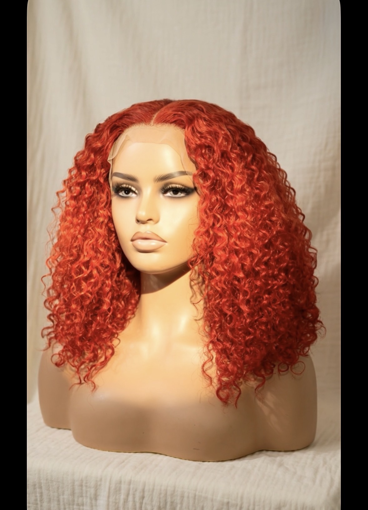 Sleek straight deep burgundy wig